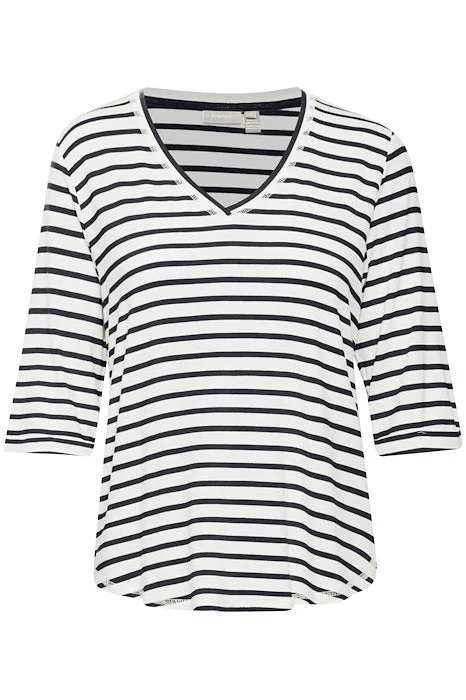 Fransa Feporsi T-shirt-- Knit Fabric Woven Fabric Fleece Fabric
