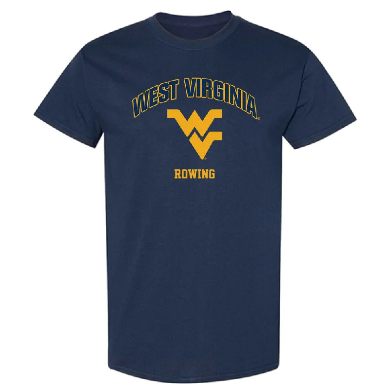 West Virginia - NCAA Women's Rowing : Emily Dumford - Fashion Shersey T-Shirt-- Embroidered Appliqued Beaded West Virginia - NCAA Women's Rowing : Emily Dumford - Fashion Shersey T-Shirt-- Embroidered Appliqued Beaded