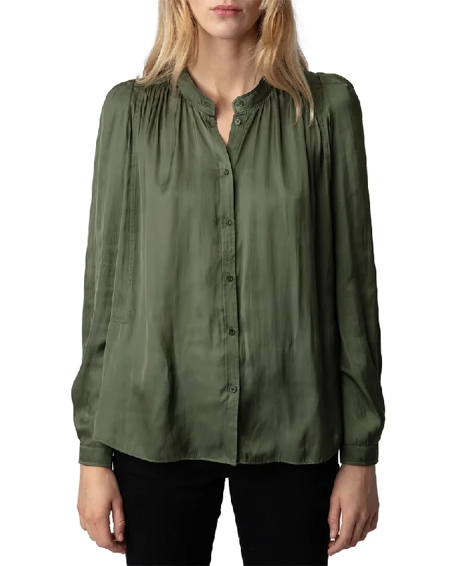 Zadig & Voltaire Tchin Blouse Double Button Blouse