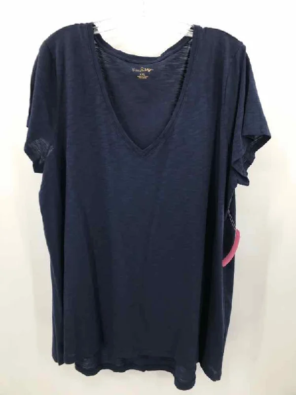 Pre-Owned Lilly Pulitzer Navy Size XXL T-shirt-- Spandex Blend Rayon Blend Denim Blend Pre-Owned Lilly Pulitzer Navy Size XXL T-shirt-- Spandex Blend Rayon Blend Denim Blend