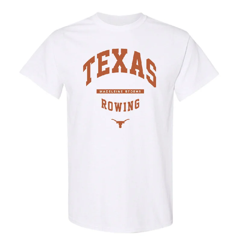 Texas - NCAA Women's Rowing : Madeleine Stoehr - Classic Fashion Shersey T-Shirt-- Fleece Nylon Spandex Texas - NCAA Women's Rowing : Madeleine Stoehr - Classic Fashion Shersey T-Shirt-- Fleece Nylon Spandex
