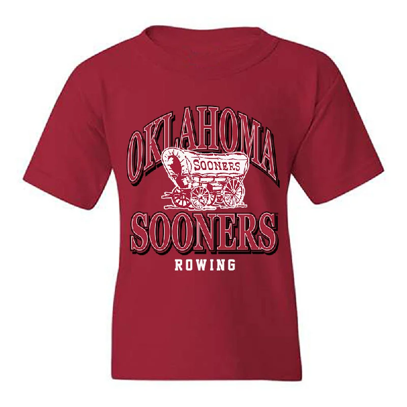 Oklahoma - NCAA Women's Rowing : Kennedy Stewart - Classic Shersey Youth T-Shirt-- Hooded Caped Shawl Collar Oklahoma - NCAA Women's Rowing : Kennedy Stewart - Classic Shersey Youth T-Shirt-- Hooded Caped Shawl Collar