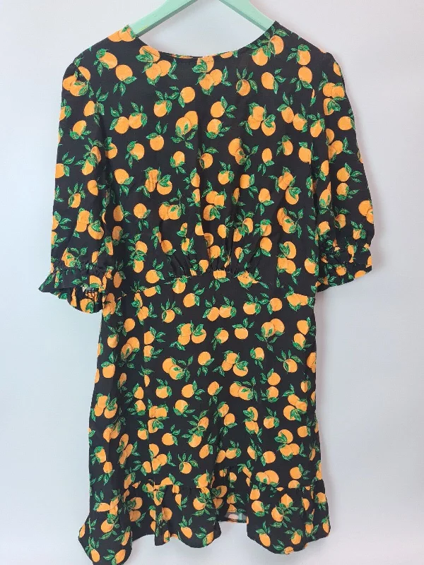 Nobody's Child Serena Mini Dress. Oranges. Size UK 12 **** V131 Stylish Short-Sleeve Mini Dress Nobody's Child Serena Mini Dress. Oranges. Size UK 12 **** V131 Stylish Short-Sleeve Mini Dress