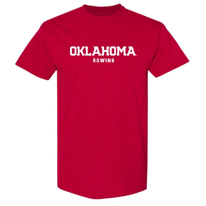 Oklahoma - NCAA Women's Rowing : Kennedy Stewart - Classic Shersey T-Shirt-- Silk Blend Satin Velvet Oklahoma - NCAA Women's Rowing : Kennedy Stewart - Classic Shersey T-Shirt-- Silk Blend Satin Velvet