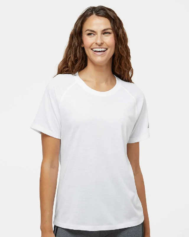 Custom Embroidery -Adidas - Women's Blended T-Shirt - A557-- Nylon Fabric Polyester Fabric Spandex Fabric Custom Embroidery -Adidas - Women's Blended T-Shirt - A557-- Nylon Fabric Polyester Fabric Spandex Fabric
