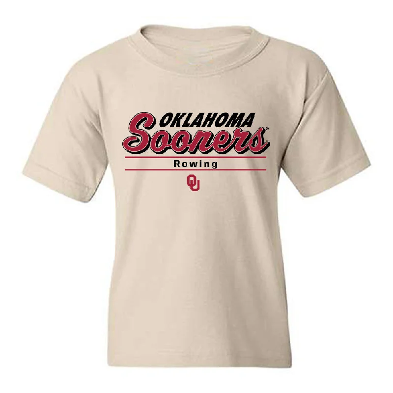 Oklahoma - NCAA Women's Rowing : Liza Pfeil - Classic Shersey Youth T-Shirt-- Mesh Canvas Denim Oklahoma - NCAA Women's Rowing : Liza Pfeil - Classic Shersey Youth T-Shirt-- Mesh Canvas Denim