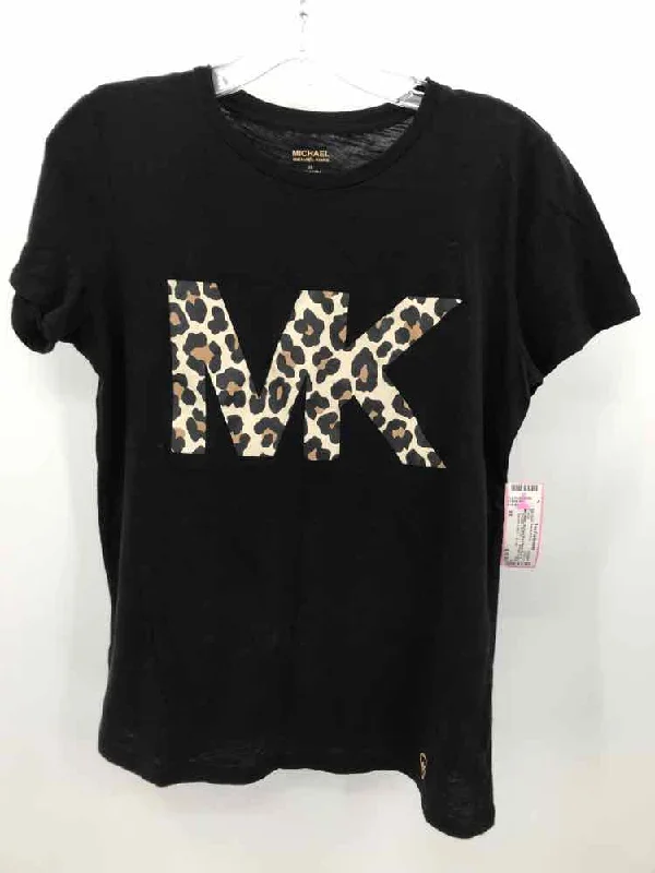 Pre-Owned MICHAEL Michael Kors Black Size XS Logo T-shirt-- Fitted T-Shirt Seamless Stretchy Pre-Owned MICHAEL Michael Kors Black Size XS Logo T-shirt-- Fitted T-Shirt Seamless Stretchy