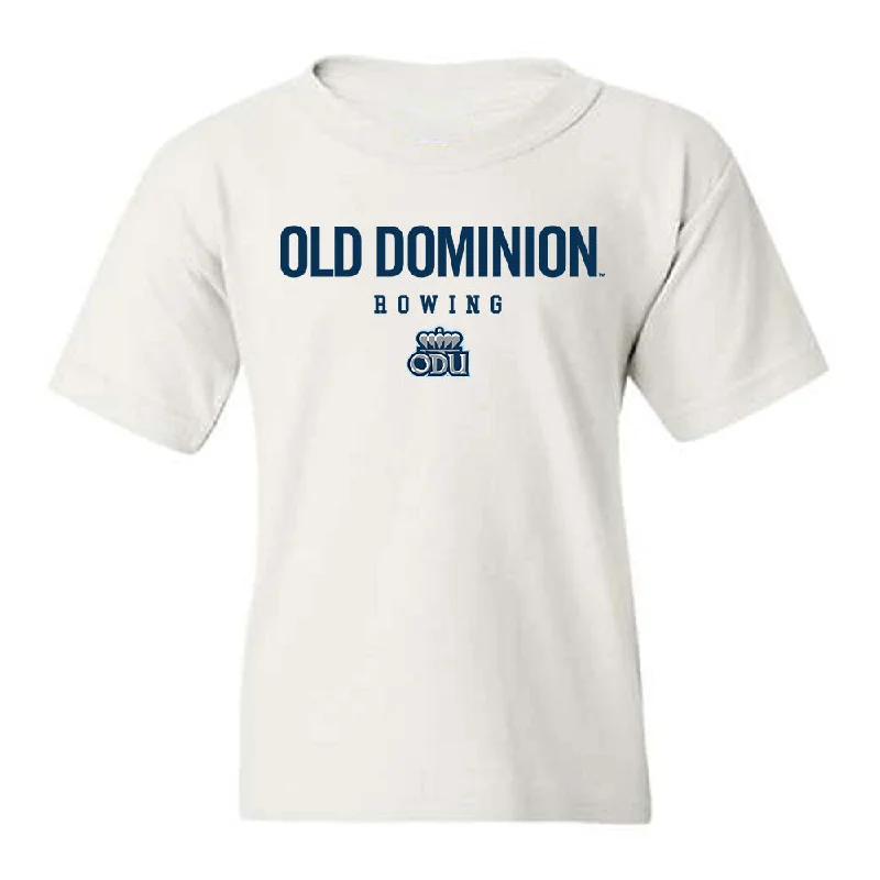 Old Dominion - NCAA Women's Rowing : Gabriella Barnard - Classic Shersey Youth T-Shirt-- Striped Floral Plaid Old Dominion - NCAA Women's Rowing : Gabriella Barnard - Classic Shersey Youth T-Shirt-- Striped Floral Plaid