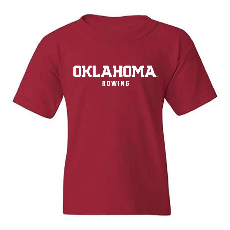 Oklahoma - NCAA Women's Rowing : Liza Pfeil - Classic Shersey Youth T-Shirt-- Asymmetrical Pockets Print Oklahoma - NCAA Women's Rowing : Liza Pfeil - Classic Shersey Youth T-Shirt-- Asymmetrical Pockets Print