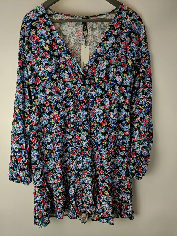 Nobodys Child Brioney Floral Blue Florence Mini Dress Size 6 **** V250 Classic Floral Print Mini Dress Nobodys Child Brioney Floral Blue Florence Mini Dress Size 6 **** V250 Classic Floral Print Mini Dress