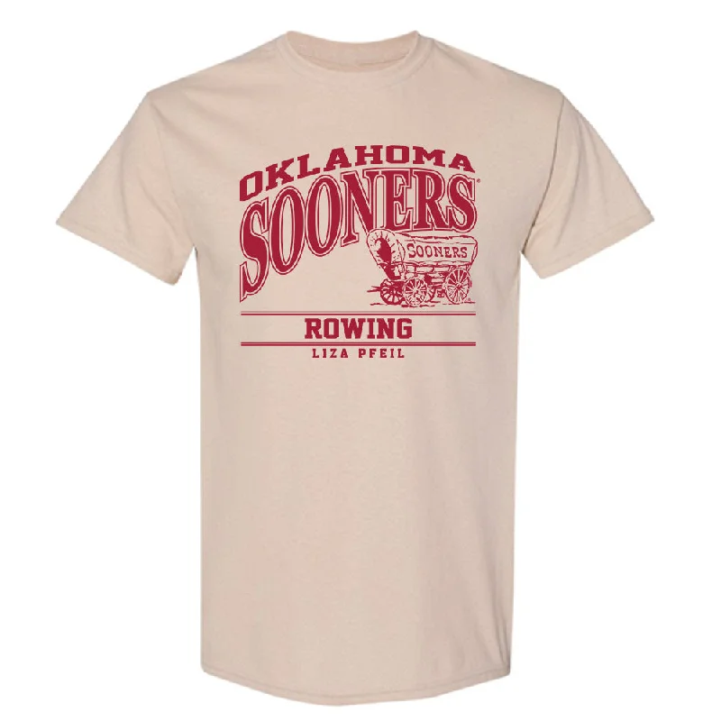 Oklahoma - NCAA Women's Rowing : Liza Pfeil - Classic Fashion Shersey T-Shirt-- Layered Multi-layer Single Layer Oklahoma - NCAA Women's Rowing : Liza Pfeil - Classic Fashion Shersey T-Shirt-- Layered Multi-layer Single Layer