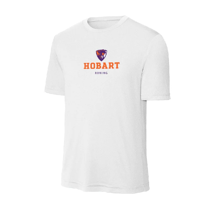 HWS - NCAA Women's Rowing : Mary Robbins Herman - Activewear T-Shirt-- Denim Fabric Leather Fabric Suede Fabric HWS - NCAA Women's Rowing : Mary Robbins Herman - Activewear T-Shirt-- Denim Fabric Leather Fabric Suede Fabric