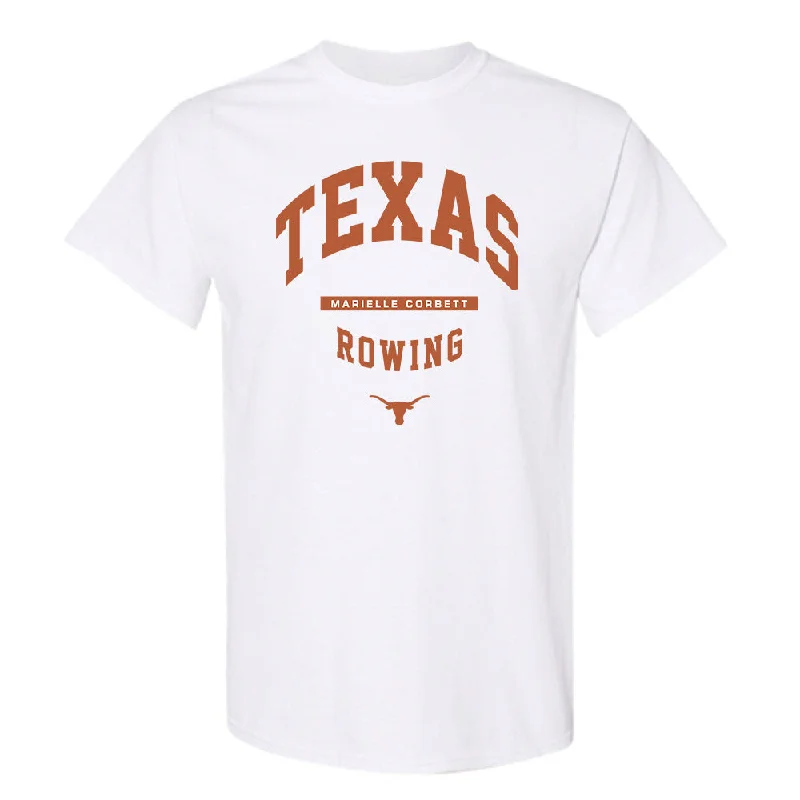 Texas - NCAA Women's Rowing : Marielle Corbett - Classic Fashion Shersey T-Shirt-- Modern Contemporary Chic Texas - NCAA Women's Rowing : Marielle Corbett - Classic Fashion Shersey T-Shirt-- Modern Contemporary Chic