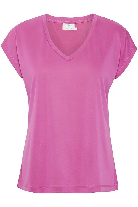 Kaffe Lise T-shirt-- Thin T-Shirt Open Front Quick Dry