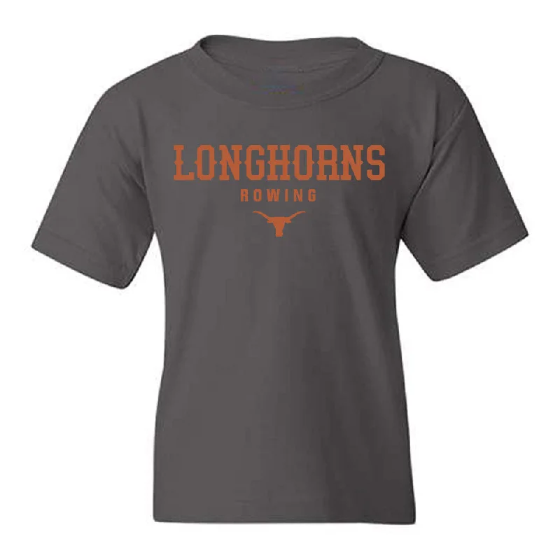 Texas - NCAA Women's Rowing : Ruby Briseno - Classic Shersey Youth T-Shirt-- Mesh Blend Leather Blend Suede Blend Texas - NCAA Women's Rowing : Ruby Briseno - Classic Shersey Youth T-Shirt-- Mesh Blend Leather Blend Suede Blend