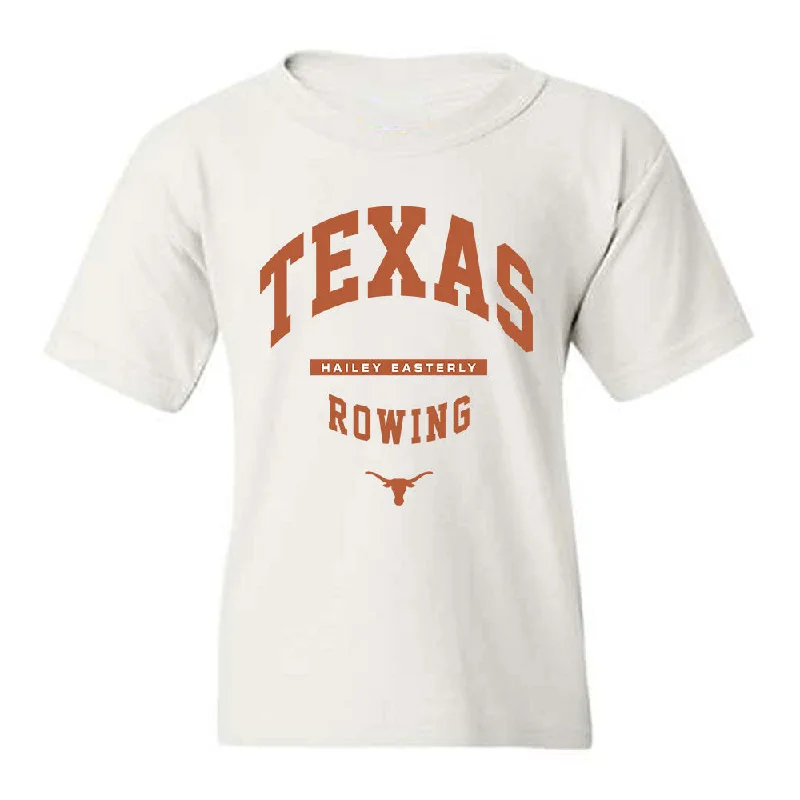 Texas - NCAA Women's Rowing : Hailey Easterly - Classic Fashion Shersey Youth T-Shirt-- Plaid T-Shirt Polka Dot Checkered Texas - NCAA Women's Rowing : Hailey Easterly - Classic Fashion Shersey Youth T-Shirt-- Plaid T-Shirt Polka Dot Checkered