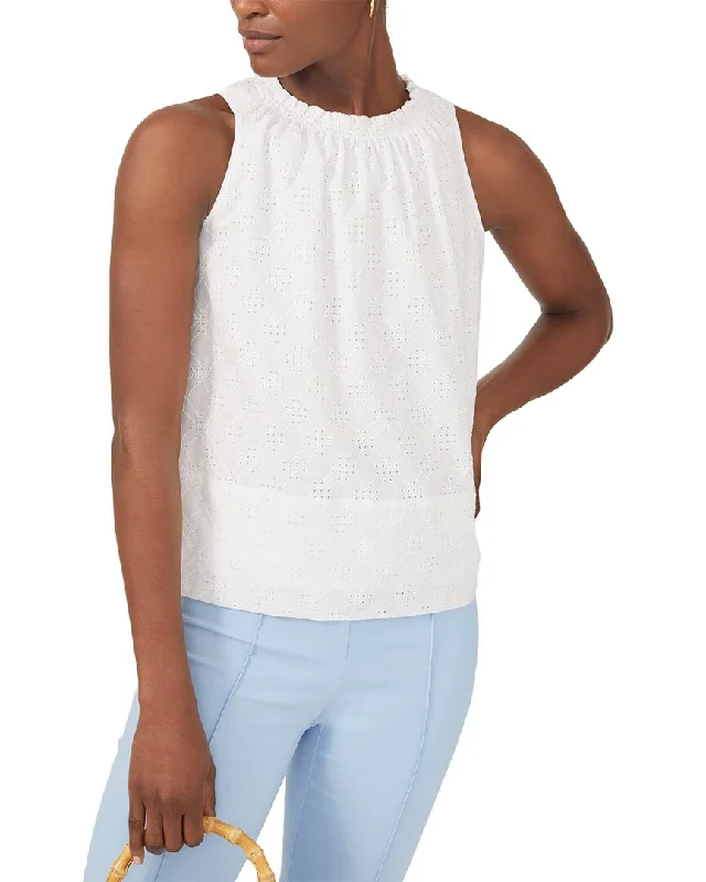 J.Mclaughlin Solid Patty Blouse Modern Oversized Blouse