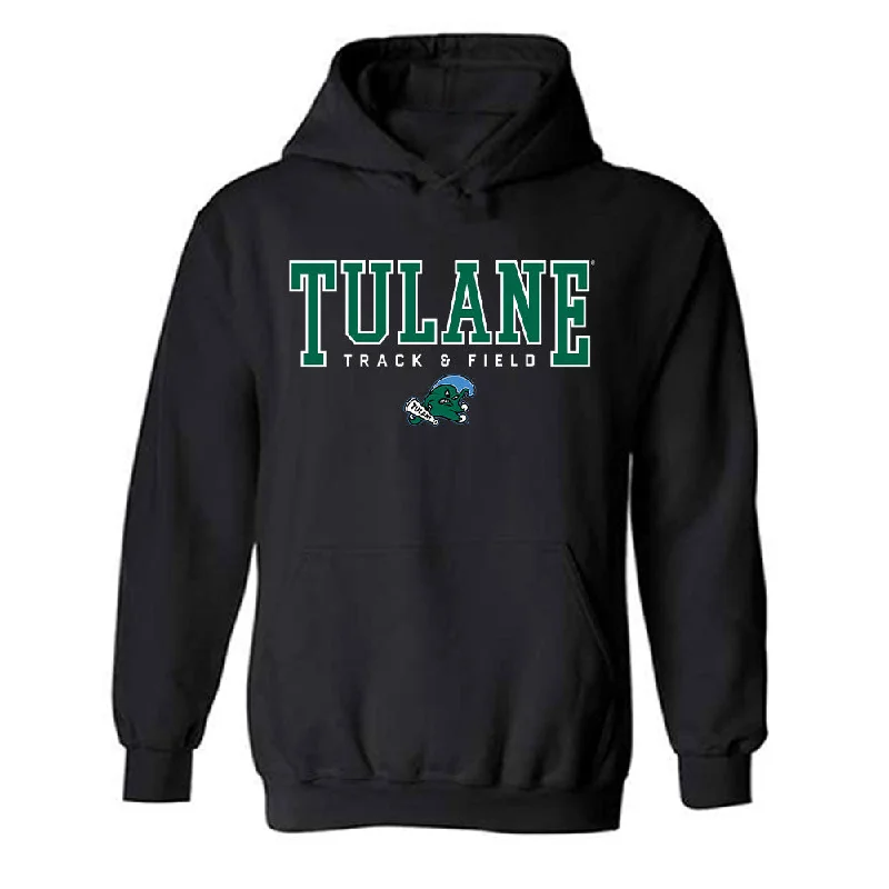 Tulane - NCAA Women's Track & Field : Ali Saunders - Hooded Sweatshirt Hoodie with Earth Tones Natural Calm Tulane - NCAA Women's Track & Field : Ali Saunders - Hooded Sweatshirt Hoodie with Earth Tones Natural Calm