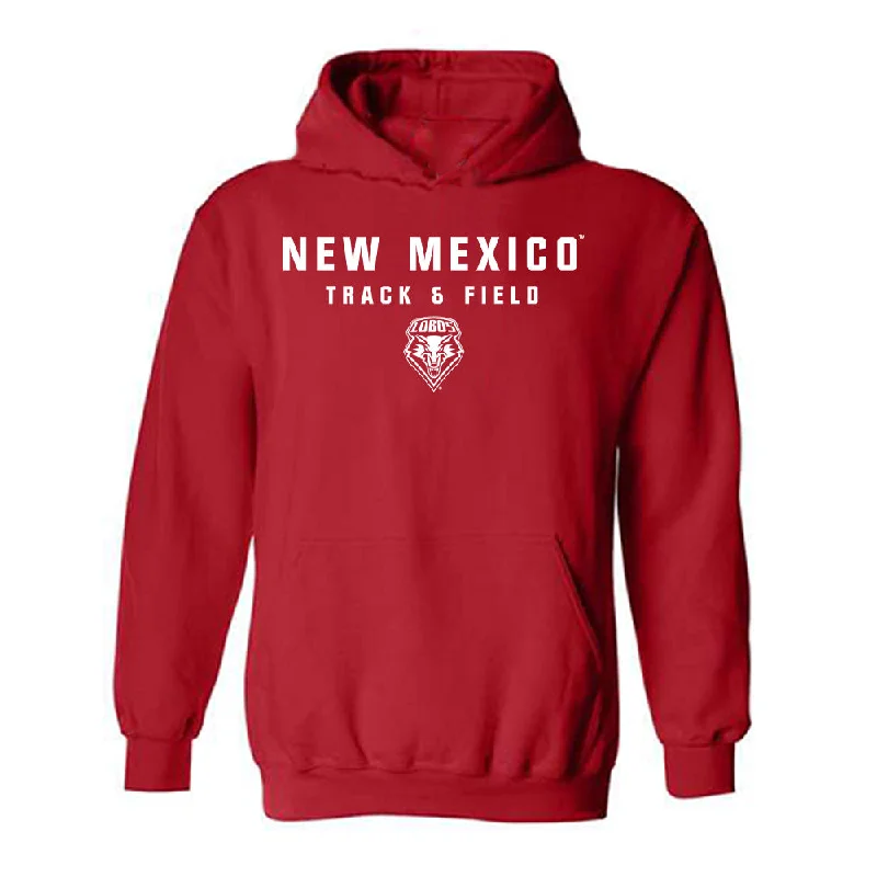New Mexico - NCAA Women's Track & Field : Laylah Lawson - Classic Shersey Hooded Sweatshirt Hoodie Sweatshirt Pullover New Mexico - NCAA Women's Track & Field : Laylah Lawson - Classic Shersey Hooded Sweatshirt Hoodie Sweatshirt Pullover