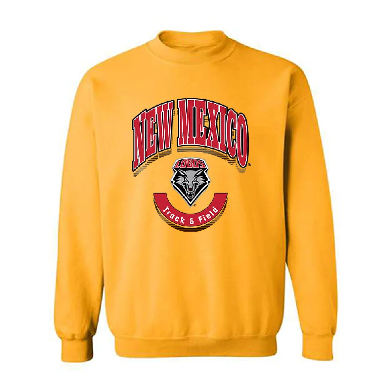 New Mexico - NCAA Women's Track & Field : Laylah Lawson - Classic Fashion Shersey Crewneck Sweatshirt Hoodie with Hem Fringe Bohemian Relaxed New Mexico - NCAA Women's Track & Field : Laylah Lawson - Classic Fashion Shersey Crewneck Sweatshirt Hoodie with Hem Fringe Bohemian Relaxed