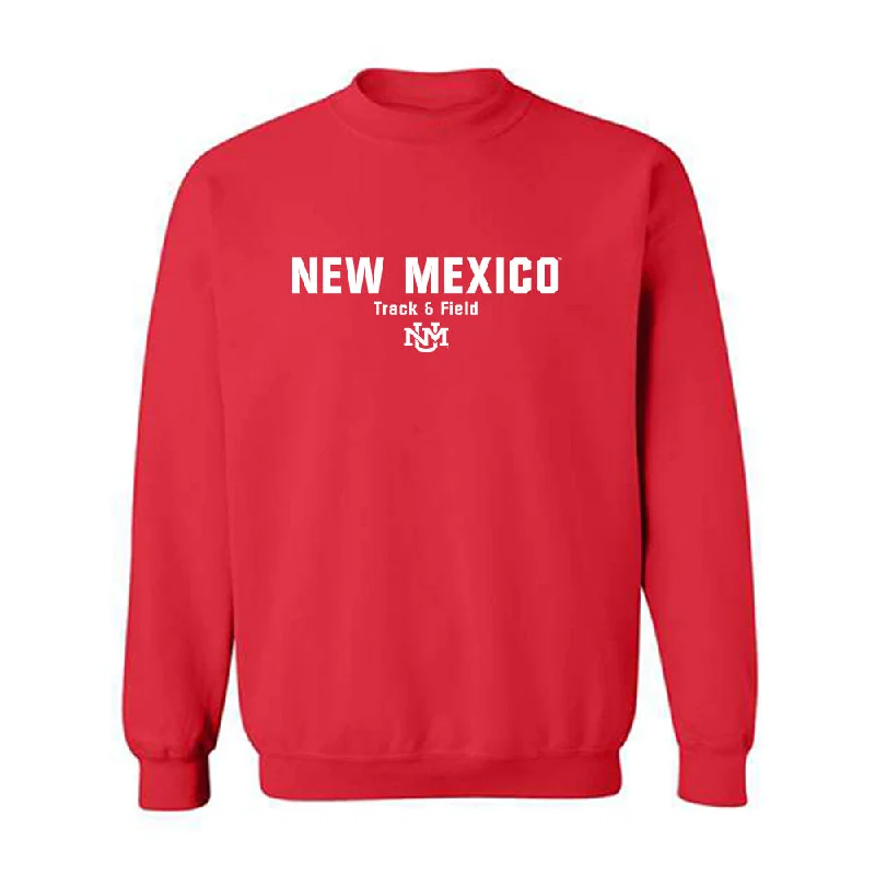 New Mexico - NCAA Women's Track & Field : Laylah Lawson - Classic Shersey Crewneck Sweatshirt Hoodie with Magnetic Closure Innovative Modern New Mexico - NCAA Women's Track & Field : Laylah Lawson - Classic Shersey Crewneck Sweatshirt Hoodie with Magnetic Closure Innovative Modern