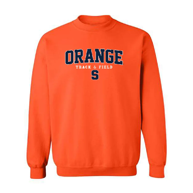 Syracuse - NCAA Women's Track & Field : Blake Parker - Classic Shersey Crewneck Sweatshirt Hoodie with High-Low Hem Asymmetrical Trendy Syracuse - NCAA Women's Track & Field : Blake Parker - Classic Shersey Crewneck Sweatshirt Hoodie with High-Low Hem Asymmetrical Trendy