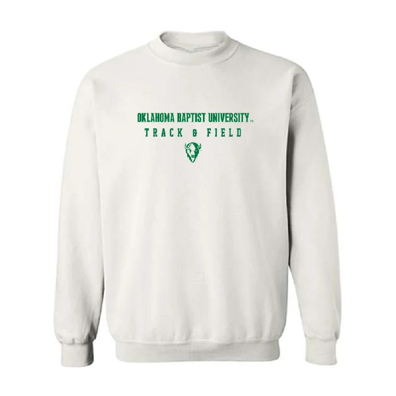 OKBU - NCAA Women's Track & Field : Savanna Meek - Classic Shersey Crewneck Sweatshirt Hoodie with Hem Patch Decorative Personalized OKBU - NCAA Women's Track & Field : Savanna Meek - Classic Shersey Crewneck Sweatshirt Hoodie with Hem Patch Decorative Personalized