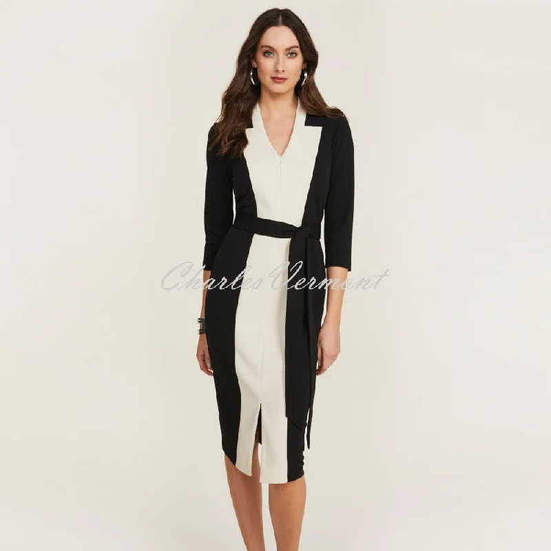 Tia Dress With Waist Tie - Style 78823-7341-1390 Tunics Wedding white