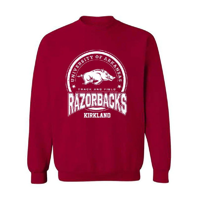 Arkansas - NCAA Women's Track & Field : Morgan Kirkland - Sports Shersey Crewneck Sweatshirt Hoodie with Fur Luxurious Winter Arkansas - NCAA Women's Track & Field : Morgan Kirkland - Sports Shersey Crewneck Sweatshirt Hoodie with Fur Luxurious Winter