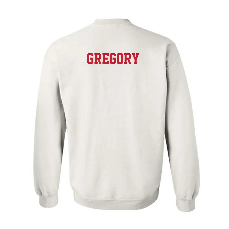 New Mexico - NCAA Women's Track & Field : Alyssa Gregory - Classic Fashion Shersey Crewneck Sweatshirt Hoodie with Button Placket Classic Preppy New Mexico - NCAA Women's Track & Field : Alyssa Gregory - Classic Fashion Shersey Crewneck Sweatshirt Hoodie with Button Placket Classic Preppy