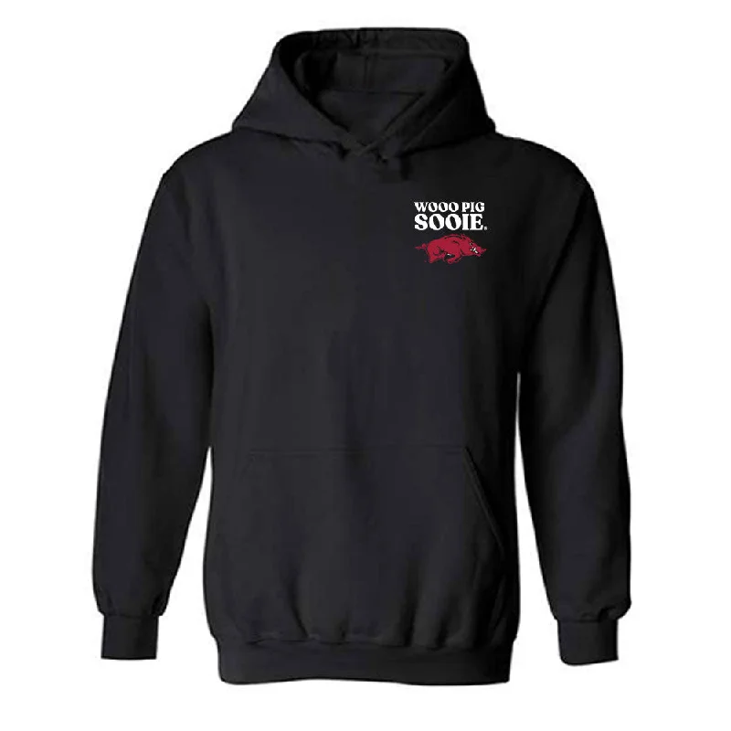Arkansas - NCAA Women's Track & Field : Ariane Linton - Generic Shersey Hooded Sweatshirt Hoodie with Metallic Shiny Futuristic Arkansas - NCAA Women's Track & Field : Ariane Linton - Generic Shersey Hooded Sweatshirt Hoodie with Metallic Shiny Futuristic