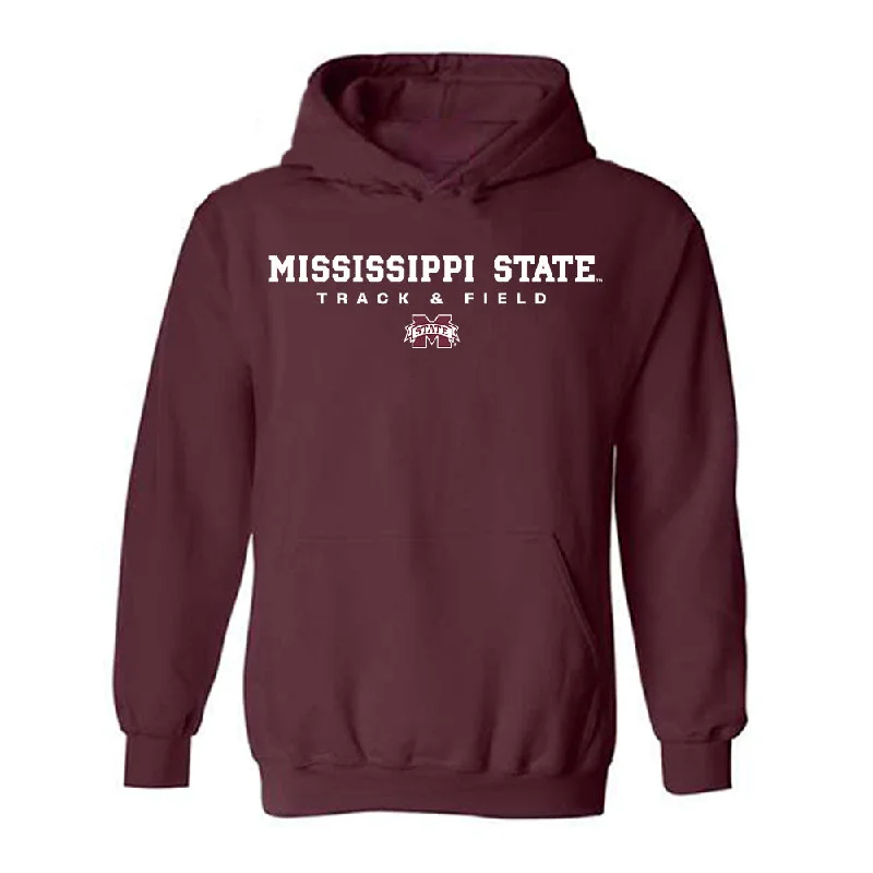 Mississippi State - NCAA Women's Track & Field : Jhordyn Stallworth - Classic Shersey Hooded Sweatshirt Hoodie with Relaxed Fit Easy Casual Mississippi State - NCAA Women's Track & Field : Jhordyn Stallworth - Classic Shersey Hooded Sweatshirt Hoodie with Relaxed Fit Easy Casual