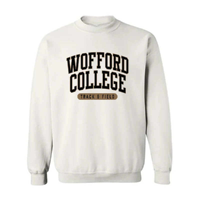 Wofford - NCAA Women's Track & Field : Lilly-Frances Buffington - Classic Shersey Crewneck Sweatshirt Hoodie with Side Slits Relaxed Casual Wofford - NCAA Women's Track & Field : Lilly-Frances Buffington - Classic Shersey Crewneck Sweatshirt Hoodie with Side Slits Relaxed Casual