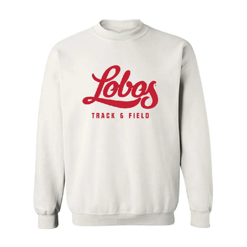 New Mexico - NCAA Women's Track & Field : Laylah Lawson - Classic Shersey Crewneck Sweatshirt Hoodie with Hem Elastic Stretchable Comfortable New Mexico - NCAA Women's Track & Field : Laylah Lawson - Classic Shersey Crewneck Sweatshirt Hoodie with Hem Elastic Stretchable Comfortable