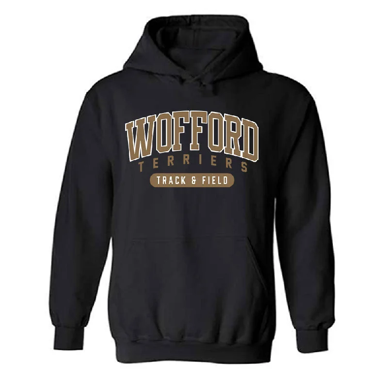 Wofford - NCAA Women's Track & Field : Lilly-Frances Buffington - Classic Shersey Hooded Sweatshirt Hoodie with Tied Waist Feminine Flattering Wofford - NCAA Women's Track & Field : Lilly-Frances Buffington - Classic Shersey Hooded Sweatshirt Hoodie with Tied Waist Feminine Flattering