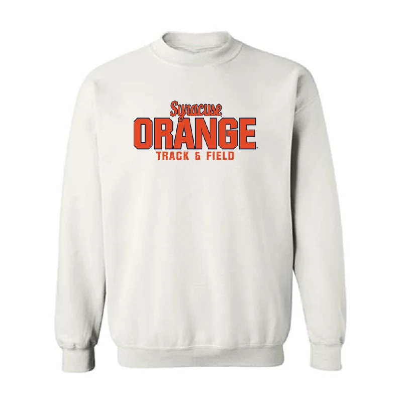 Syracuse - NCAA Women's Track & Field : Blake Parker - Classic Shersey Crewneck Sweatshirt Hoodie with Tied Waist Feminine Flattering Syracuse - NCAA Women's Track & Field : Blake Parker - Classic Shersey Crewneck Sweatshirt Hoodie with Tied Waist Feminine Flattering