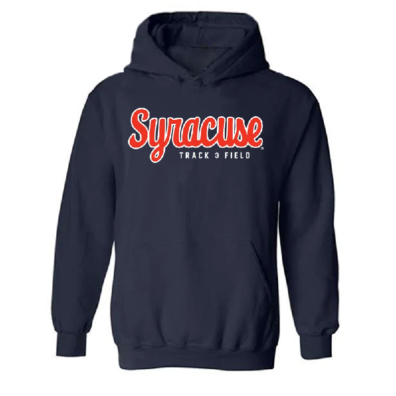 Syracuse - NCAA Women's Track & Field : Blake Parker - Classic Shersey Hooded Sweatshirt Hoodie with High Neck Warm Protective Syracuse - NCAA Women's Track & Field : Blake Parker - Classic Shersey Hooded Sweatshirt Hoodie with High Neck Warm Protective