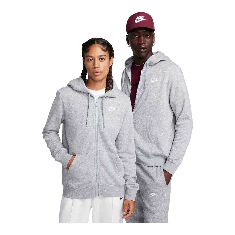 Nike Sportswear Club Fleece Women's Full-Zip Hoodie Hoodie with Mock Neck Collared Structured Nike Sportswear Club Fleece Women's Full-Zip Hoodie Hoodie with Mock Neck Collared Structured