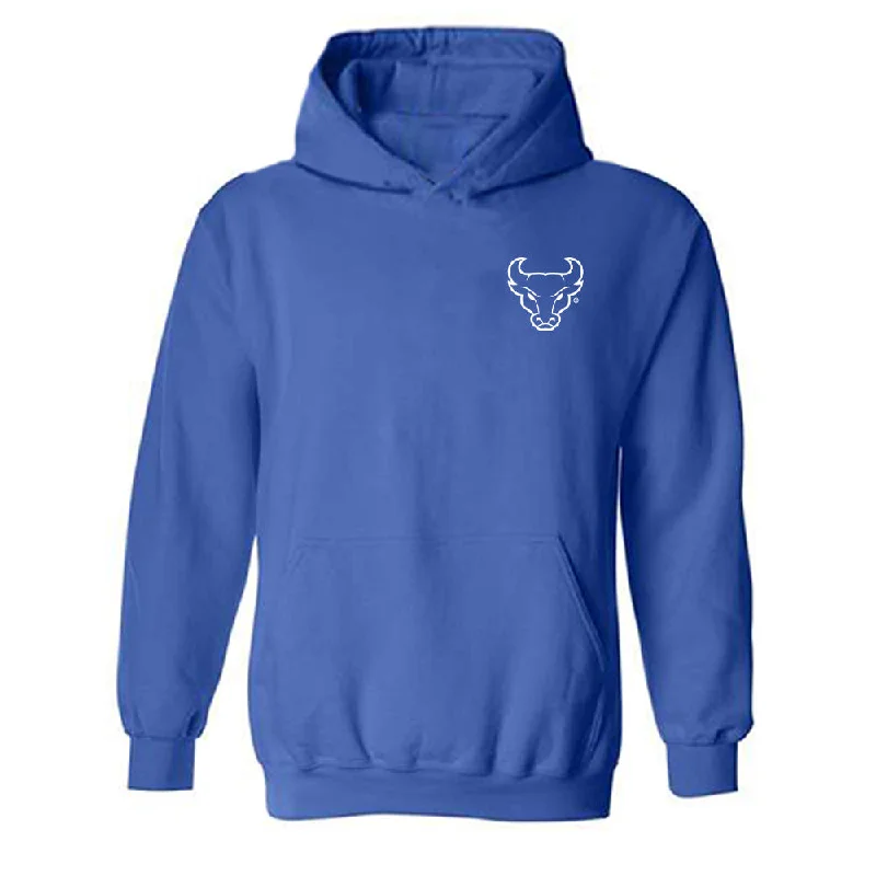 Buffalo - NCAA Women's Track & Field : Adriana Ellsworth - Hooded Sweatshirt Hoodie with Lace Feminine Delicate Buffalo - NCAA Women's Track & Field : Adriana Ellsworth - Hooded Sweatshirt Hoodie with Lace Feminine Delicate