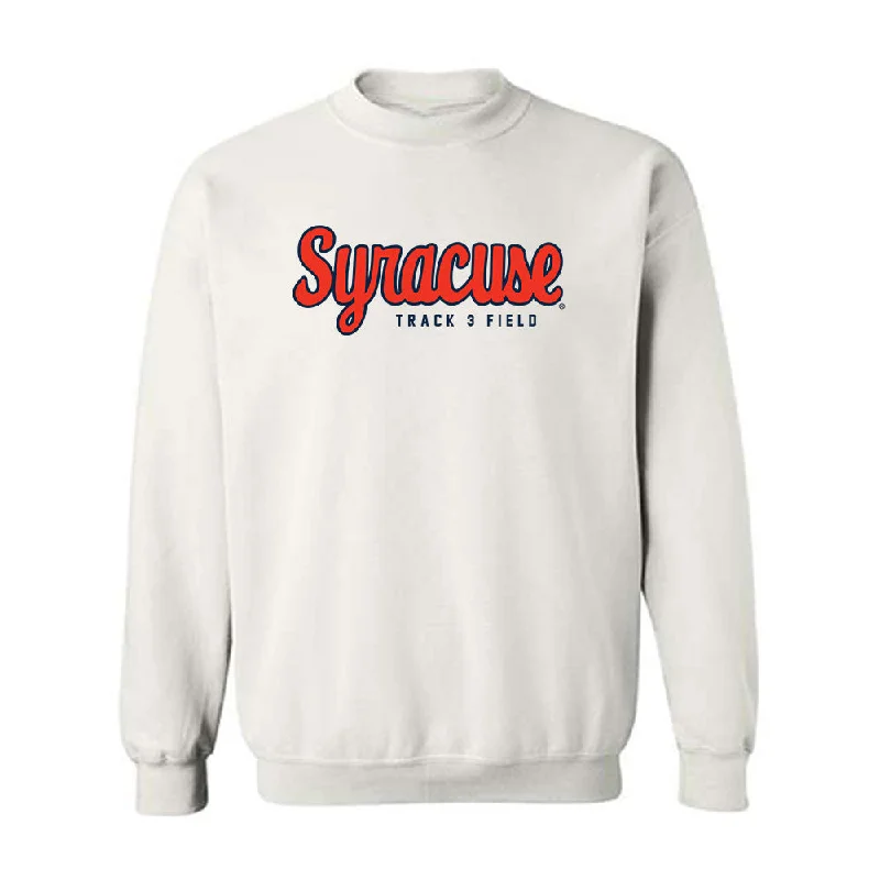 Syracuse - NCAA Women's Track & Field : Blake Parker - Classic Shersey Crewneck Sweatshirt Hoodie with Snap Buttons Easy Quick