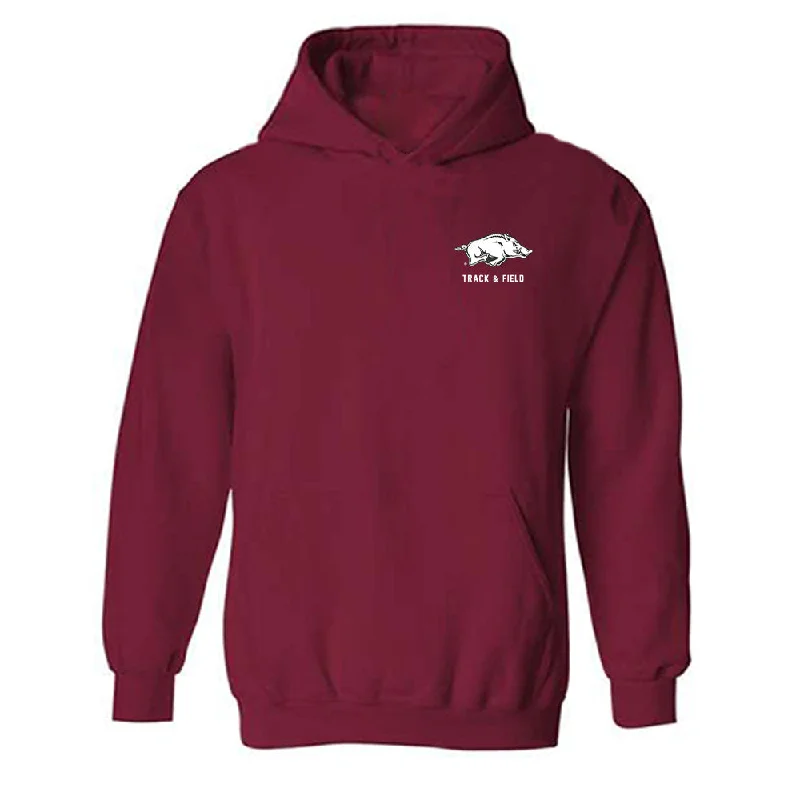 Arkansas - NCAA Women's Track & Field : Morgan Kirkland - Classic Shersey Hooded Sweatshirt Hoodie with Ribbed Cuffs Snug Fit Comfort Arkansas - NCAA Women's Track & Field : Morgan Kirkland - Classic Shersey Hooded Sweatshirt Hoodie with Ribbed Cuffs Snug Fit Comfort