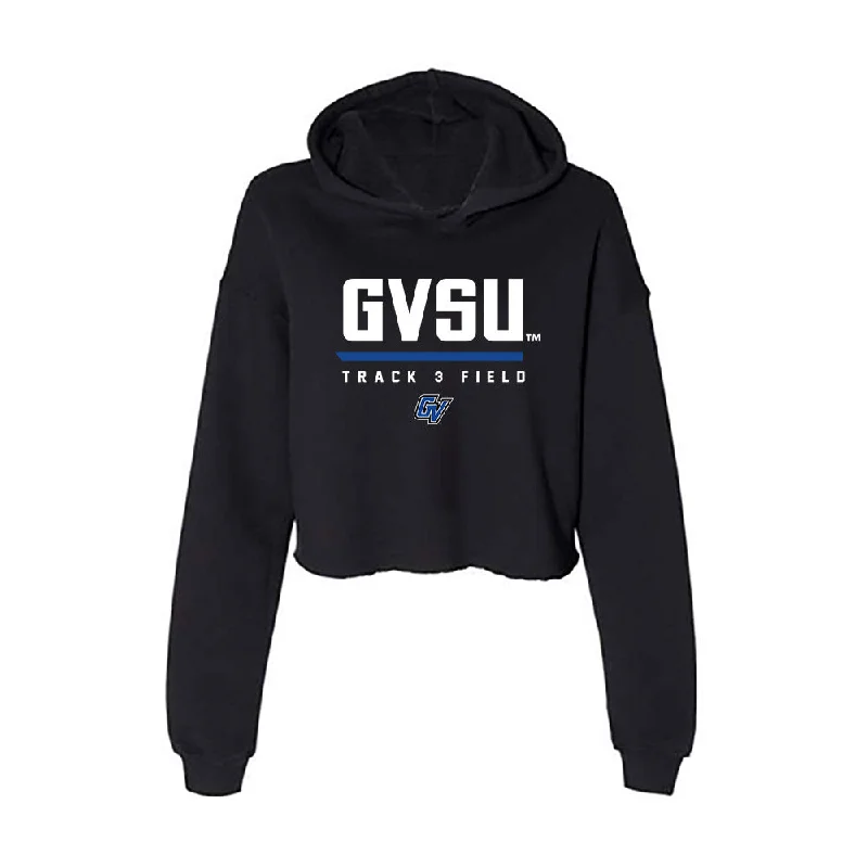 Grand Valley - NCAA Women's Track & Field : Klaudia OMalley - Women's Crop Fleece Hoodie Hoodie with Puffed Sleeves Voluminous Trendy Grand Valley - NCAA Women's Track & Field : Klaudia OMalley - Women's Crop Fleece Hoodie Hoodie with Puffed Sleeves Voluminous Trendy