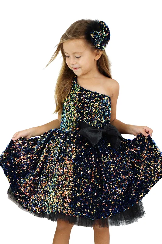 Isabella Party Dress Peplum Ruffle Cocktail