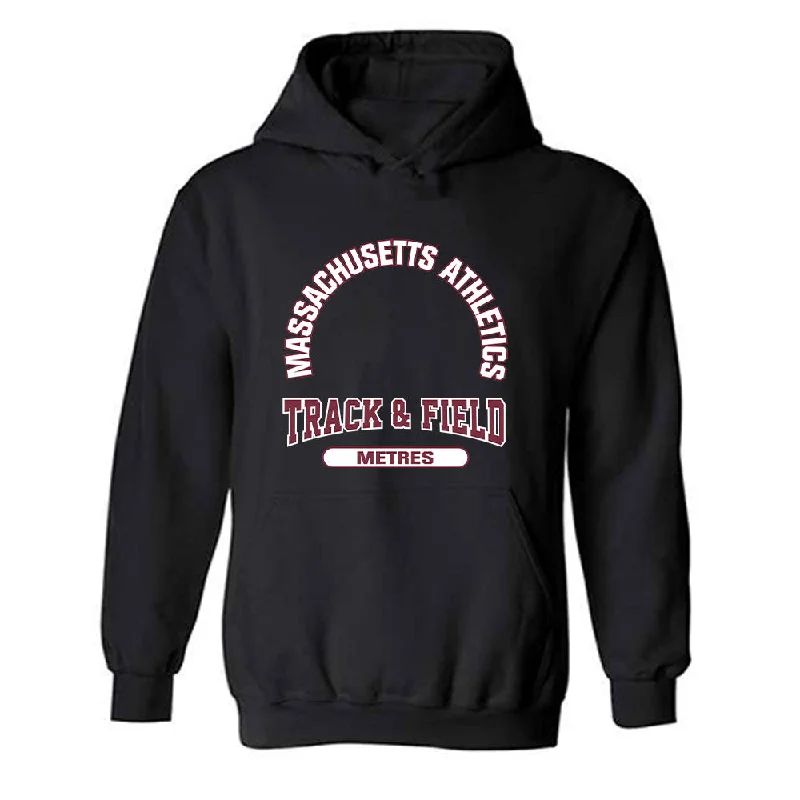 UMass - NCAA Women's Track & Field : Leila Metres - Classic Fashion Shersey Hooded Sweatshirt Hoodie with Full-Zip Functional Layering UMass - NCAA Women's Track & Field : Leila Metres - Classic Fashion Shersey Hooded Sweatshirt Hoodie with Full-Zip Functional Layering
