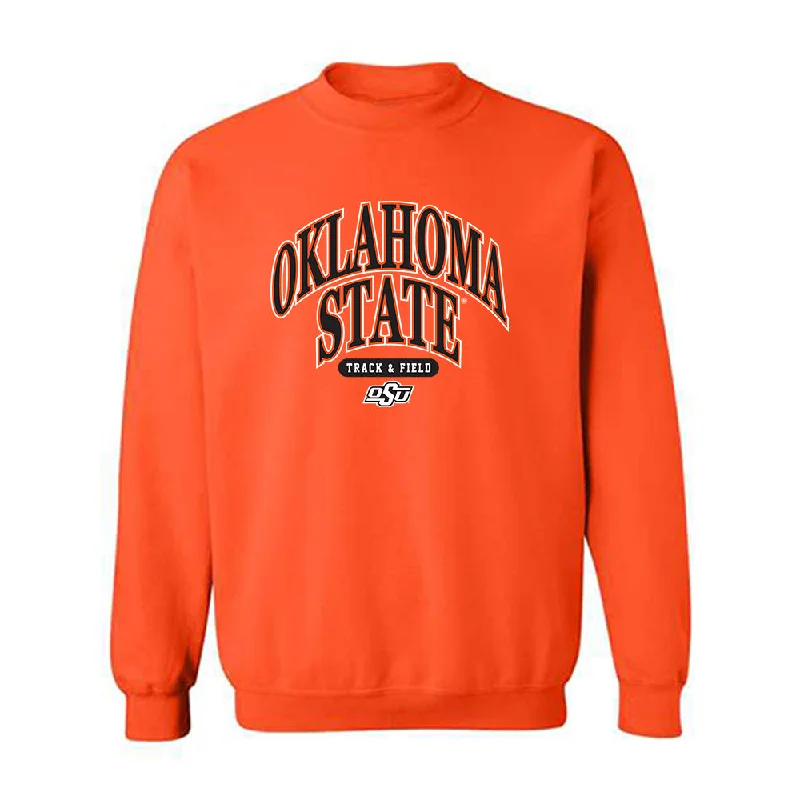 Oklahoma State - NCAA Women's Track & Field : Emma Robbins - Classic Shersey Crewneck Sweatshirt Hoodie Dress Longline Feminine Oklahoma State - NCAA Women's Track & Field : Emma Robbins - Classic Shersey Crewneck Sweatshirt Hoodie Dress Longline Feminine