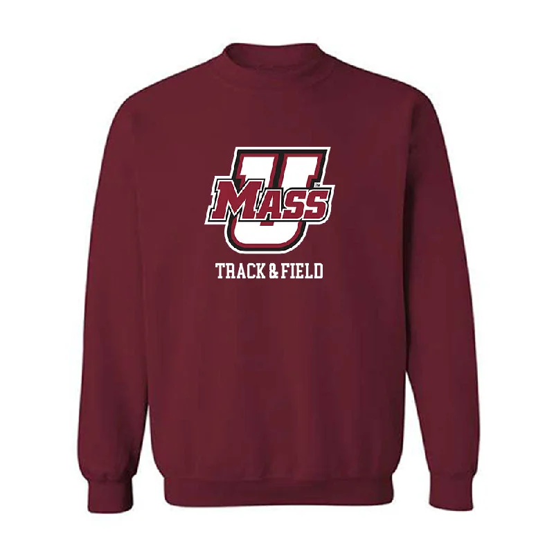 UMass - NCAA Women's Track & Field : Diamani Canuto - Classic Fashion Shersey Crewneck Sweatshirt Hoodie with Snap Buttons Easy Quick UMass - NCAA Women's Track & Field : Diamani Canuto - Classic Fashion Shersey Crewneck Sweatshirt Hoodie with Snap Buttons Easy Quick