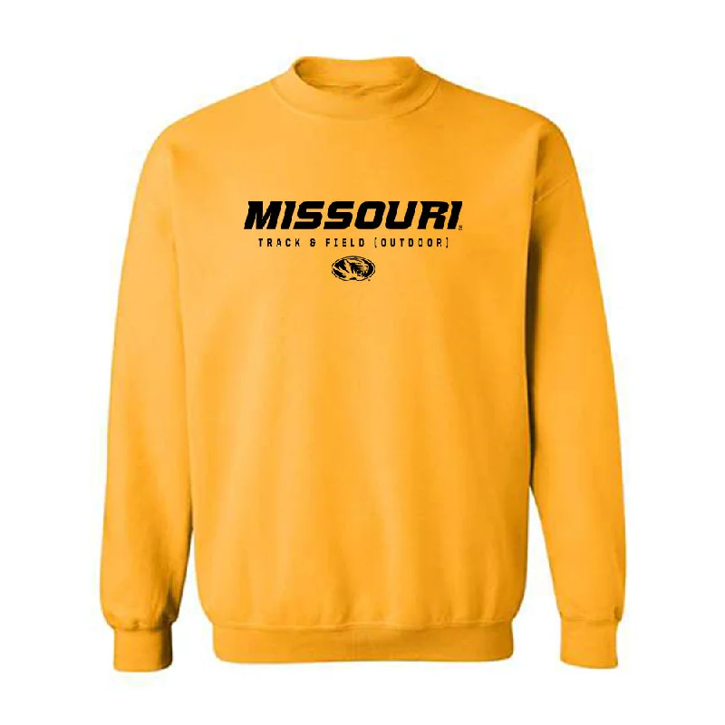 Missouri - NCAA Women's Track & Field : Alicia Burnett - Classic Shersey Crewneck Sweatshirt Hoodie with Frayed Bohemian Relaxed Missouri - NCAA Women's Track & Field : Alicia Burnett - Classic Shersey Crewneck Sweatshirt Hoodie with Frayed Bohemian Relaxed