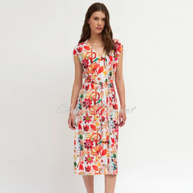 Tinta 'Idalia' Abstract Floral Print Dress - Style 3802668 Tunics Plaid country