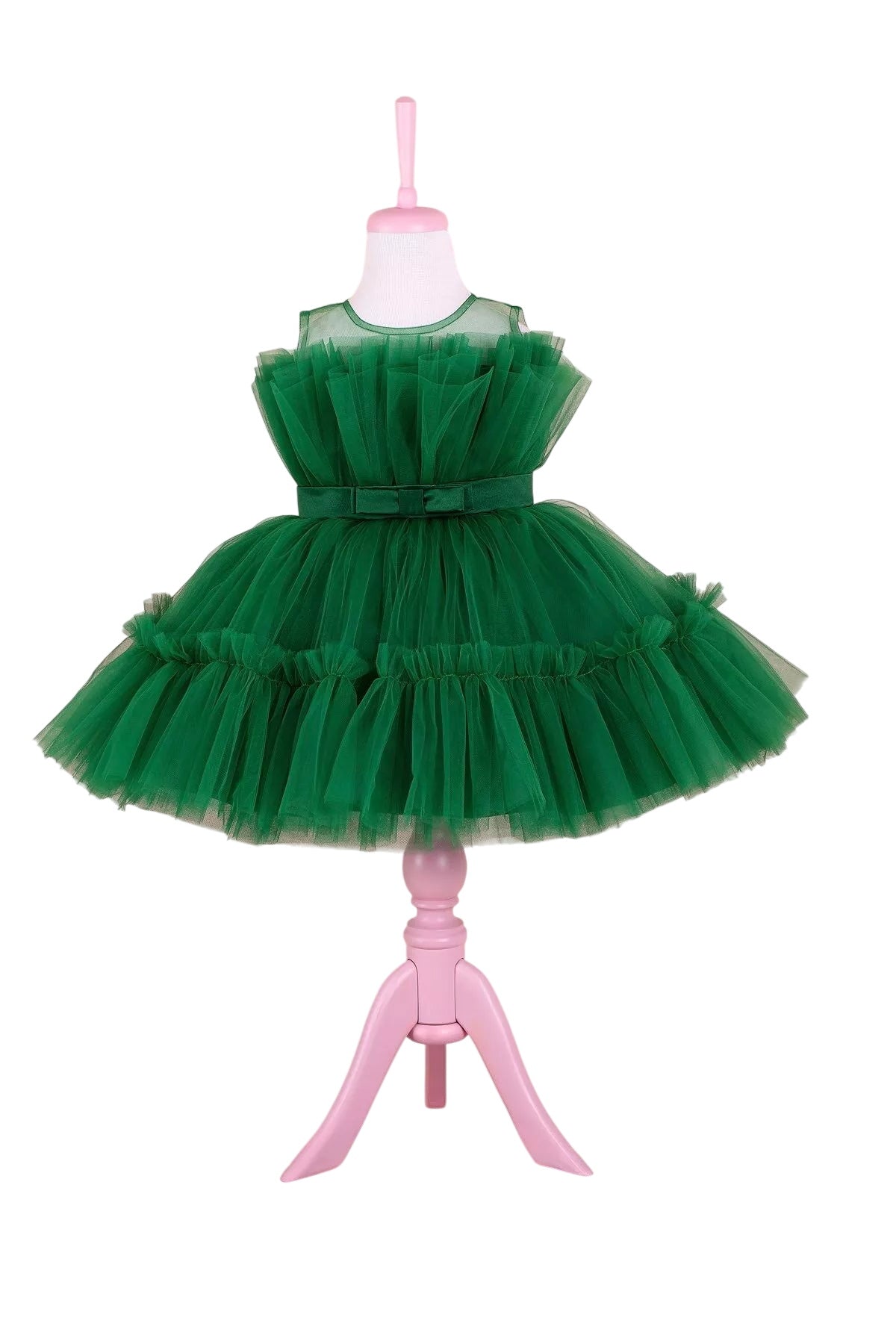 Diana Green Party Dress Tunics Spring floral