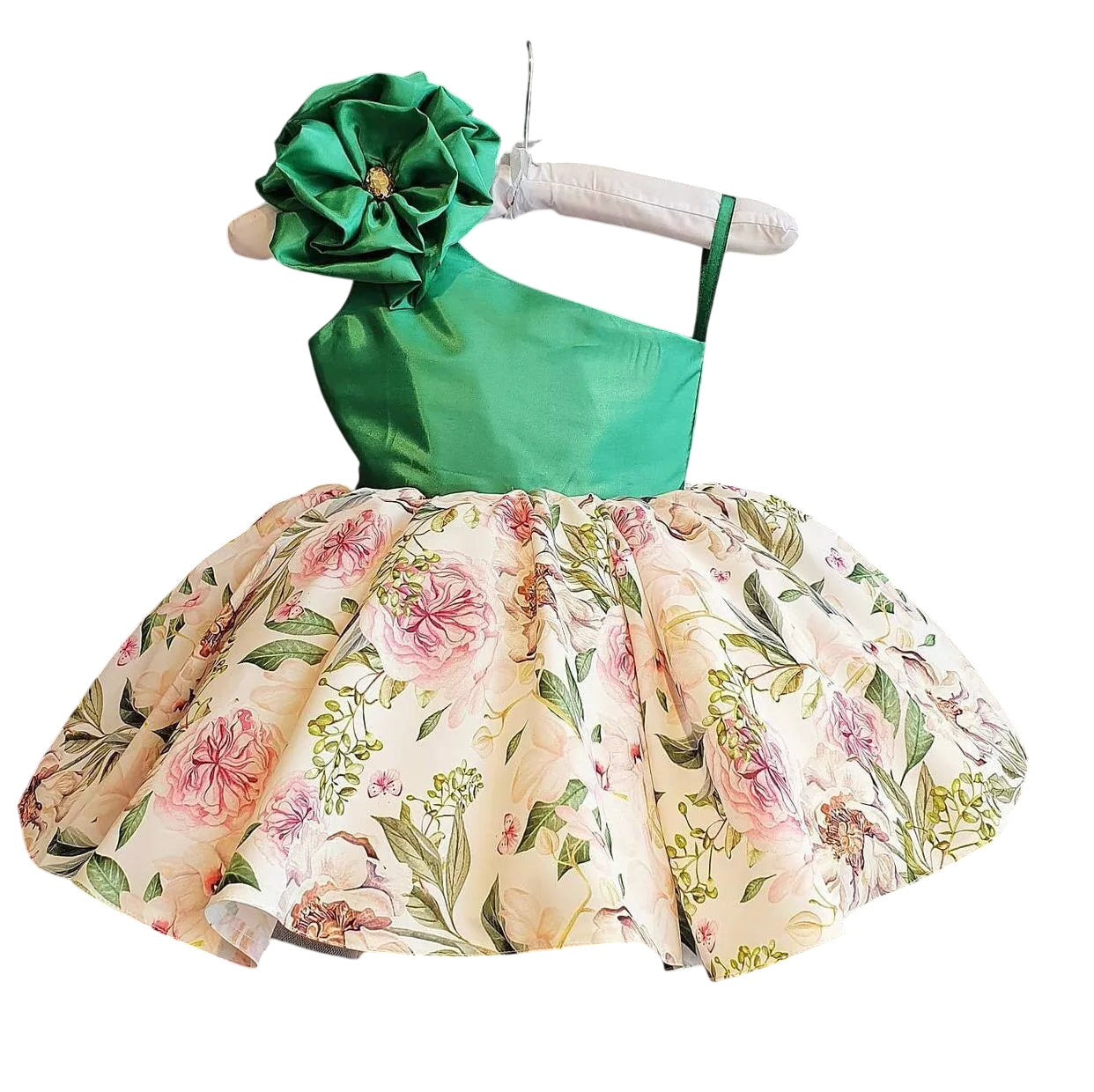 Ivy Green Party Dress Satin Halter Glamorous